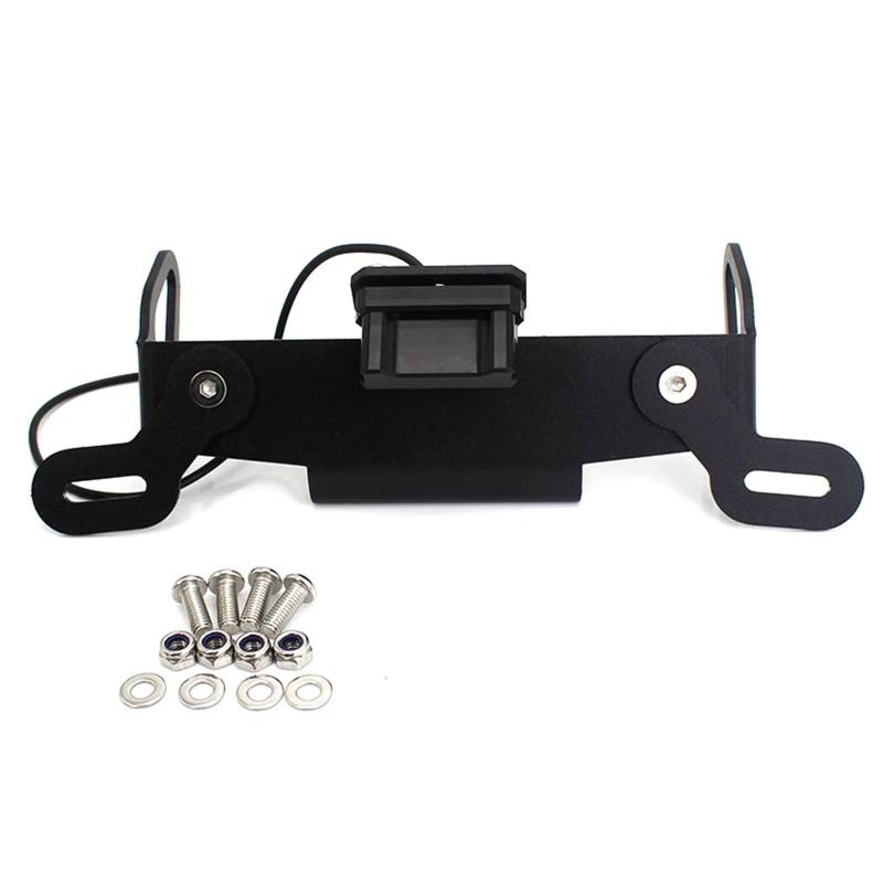 Kompatibel Mit MT-07 Für Tracer 2016-2020 Motorrad-Kennzeichenhalter Mit Lichtschwanz-Ordnungs-Kotflügel-Eliminierungs-Kit Motorrad-kennzeichenhalter von GTVRFLOKI