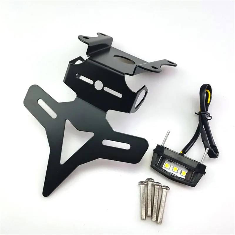 Kompatibel Mit MT-09 Für FZ-09 2021 2022 Motorrad Mit Rücklicht Tidy Mudguard Eliminator Registrierung Kennzeichenhalter Motorrad-kennzeichenhalter von GTVRFLOKI