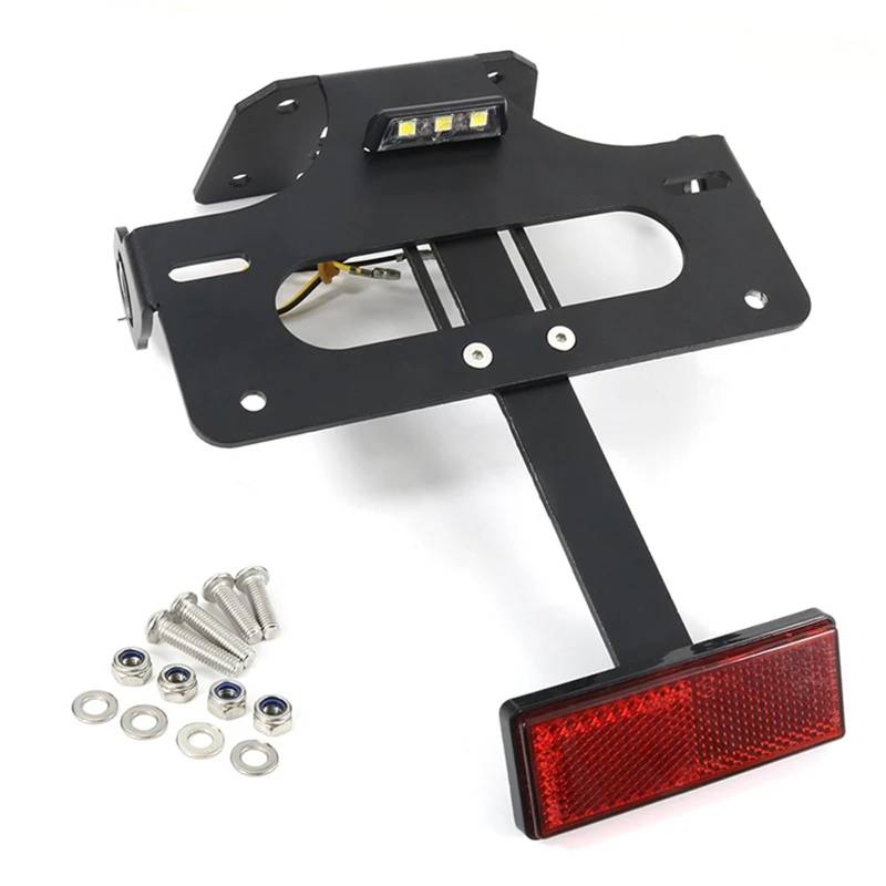 Kompatibel Mit MT-10 Für FZ-10 2017-2024 Tail Tidy Mudguard Eliminator Kit Kennzeichenhalter Halterung Ersatz Motorrad-kennzeichenhalter von GTVRFLOKI