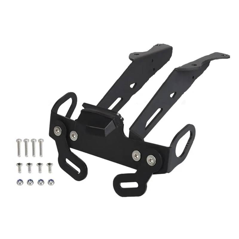 Kompatibel Mit MT09 Für SP 2021 2022 2023 2024 Motorradteile Kennzeichenhalter Kotflügel-Eliminator Zulassungshalterung Motorrad-kennzeichenhalter(Black with Light) von GTVRFLOKI