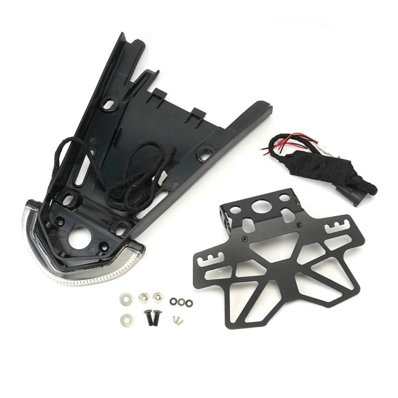 Kompatibel Mit R Für Nine Für T Für Scrambler Für Urban Für Pure Kennzeichenhalter Heckhalterung Mit Blinker Motorradrücklicht Motorrad-kennzeichenhalter(for OEM Halogen Tail) von GTVRFLOKI