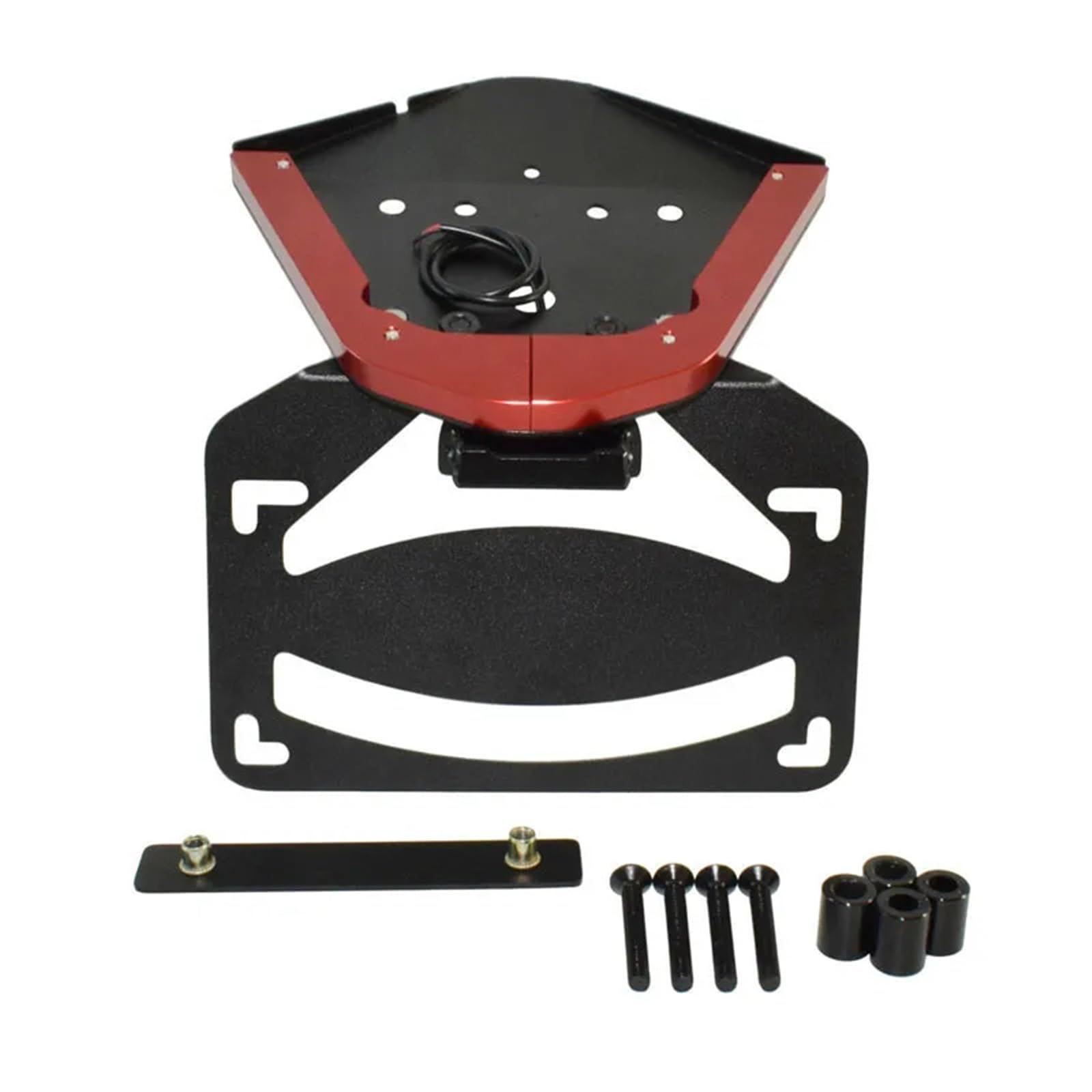 Kompatibel Mit S1000RR 2019-2021 Motorrad-Rücklicht-Kennzeichenhalterung Kotflügel Eliminieren Ersatz-Kit Motorrad-kennzeichenhalter(Red) von GTVRFLOKI