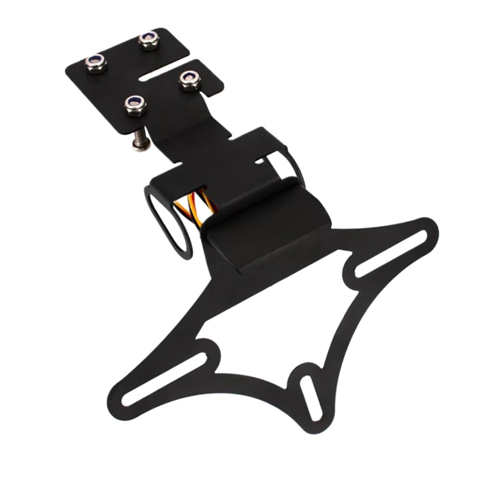 Kompatibel Mit Yamaha Für R6 2017 2018 2019. Motorrad-Kennzeichenhalter Für Das Heckblech. Für Eliminator-Zubehör. Ersatz- Und Upgrade-Teile Motorrad-kennzeichenhalter(Black 1) von GTVRFLOKI