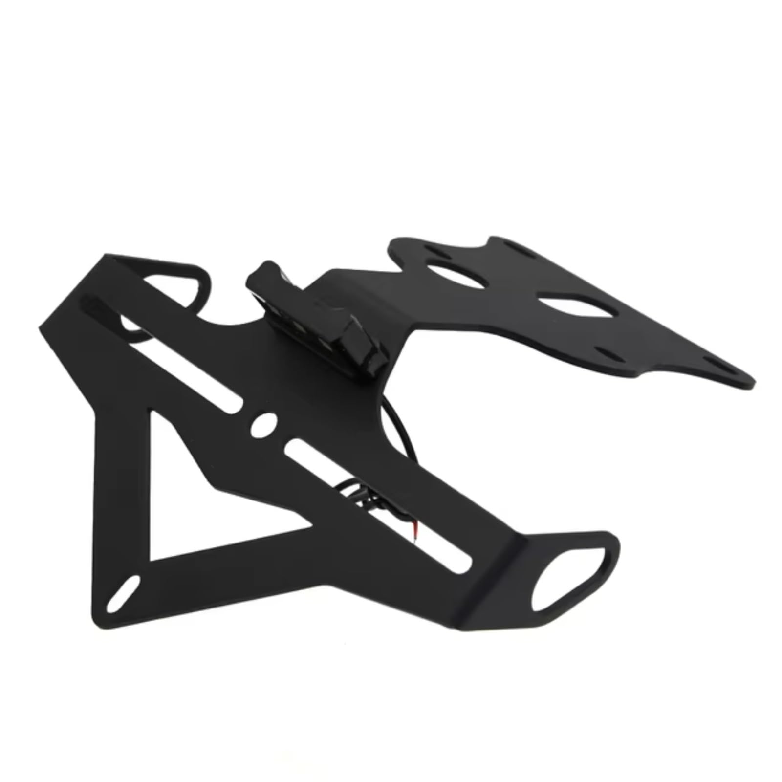 Kompatibel Mit Yamaha Für XSR900 2022 2023 Motorrad-Hinterrad-Kennzeichenhalterhalterung Mit Leichtem Rücklicht Für Eliminator Motorrad-kennzeichenhalter(Black 1) von GTVRFLOKI