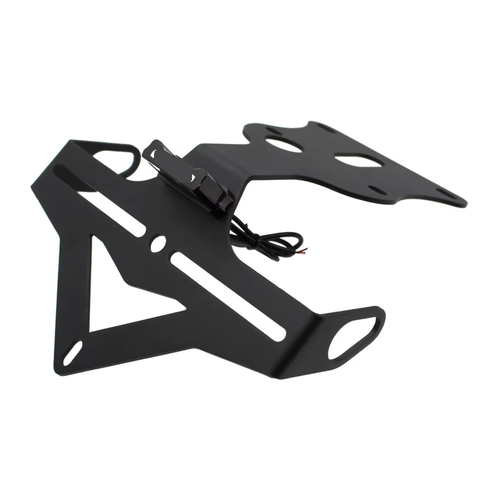 Kompatibel Mit Yamaha Für XSR900 2022 2023 Motorrad-Hinterrad-Kennzeichenhalterhalterung Mit Leichtem Rücklicht Für Eliminator Motorrad-kennzeichenhalter(Black 2) von GTVRFLOKI