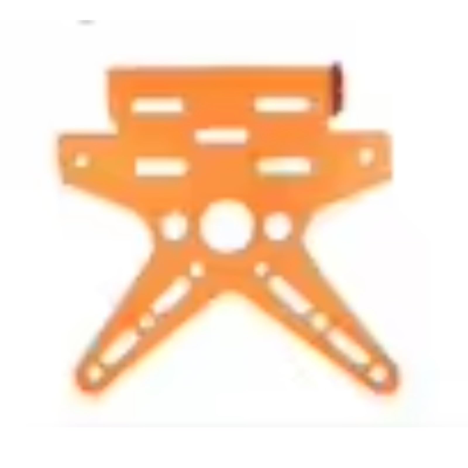 Universal 1 Stücke Legierung Motorrad Kennzeichen Halter Halterung Aluminium Eingestellt Registrierung Nummer Platte Abdeckung Motorrad-kennzeichenhalter(Orange) von GTVRFLOKI