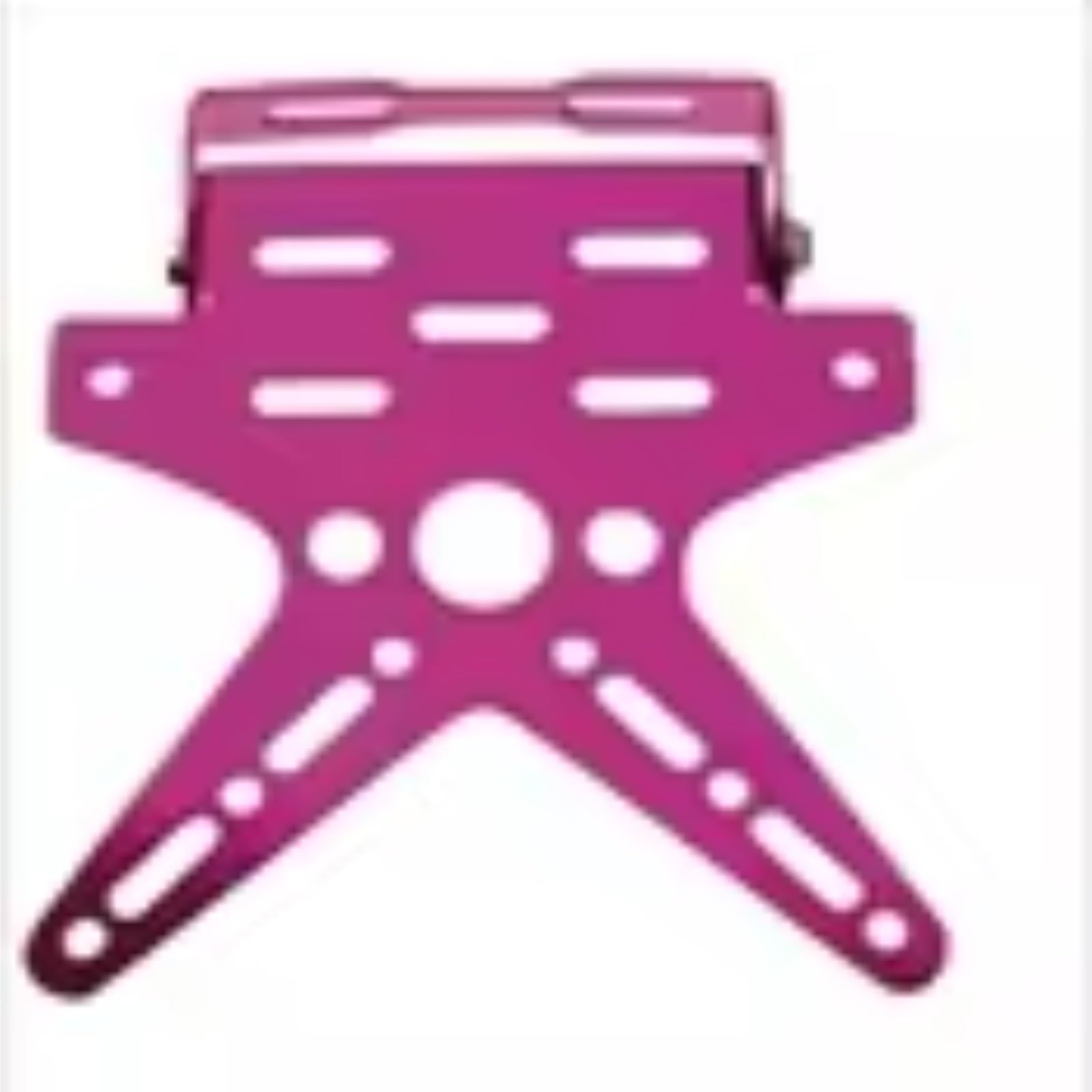Universal 1 Stücke Legierung Motorrad Kennzeichen Halter Halterung Aluminium Eingestellt Registrierung Nummer Platte Abdeckung Motorrad-kennzeichenhalter(Purple) von GTVRFLOKI