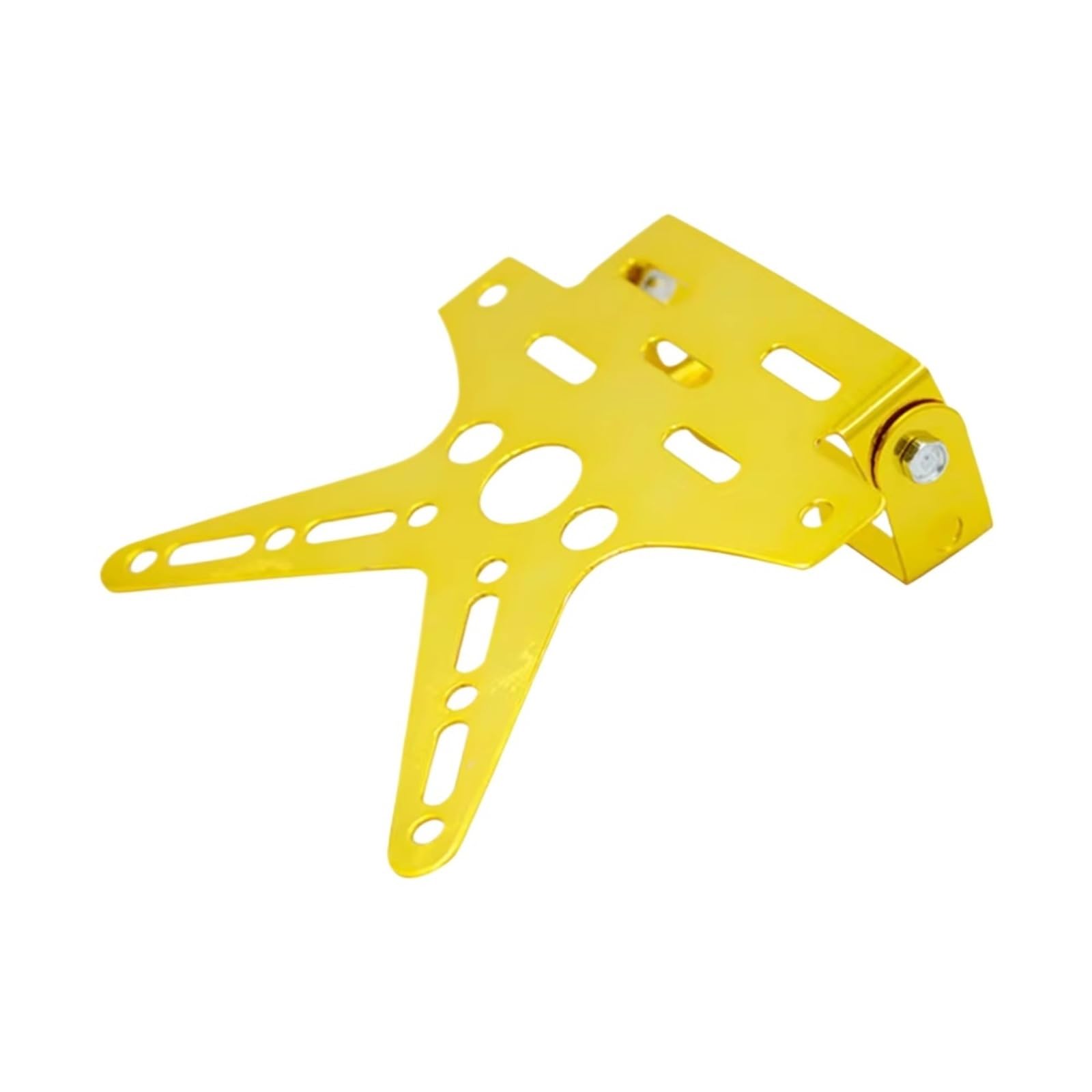 Universal 1 Stücke Legierung Motorrad Kennzeichen Halter Halterung Aluminium Eingestellt Registrierung Nummer Platte Abdeckung Motorrad-kennzeichenhalter(Yellow) von GTVRFLOKI