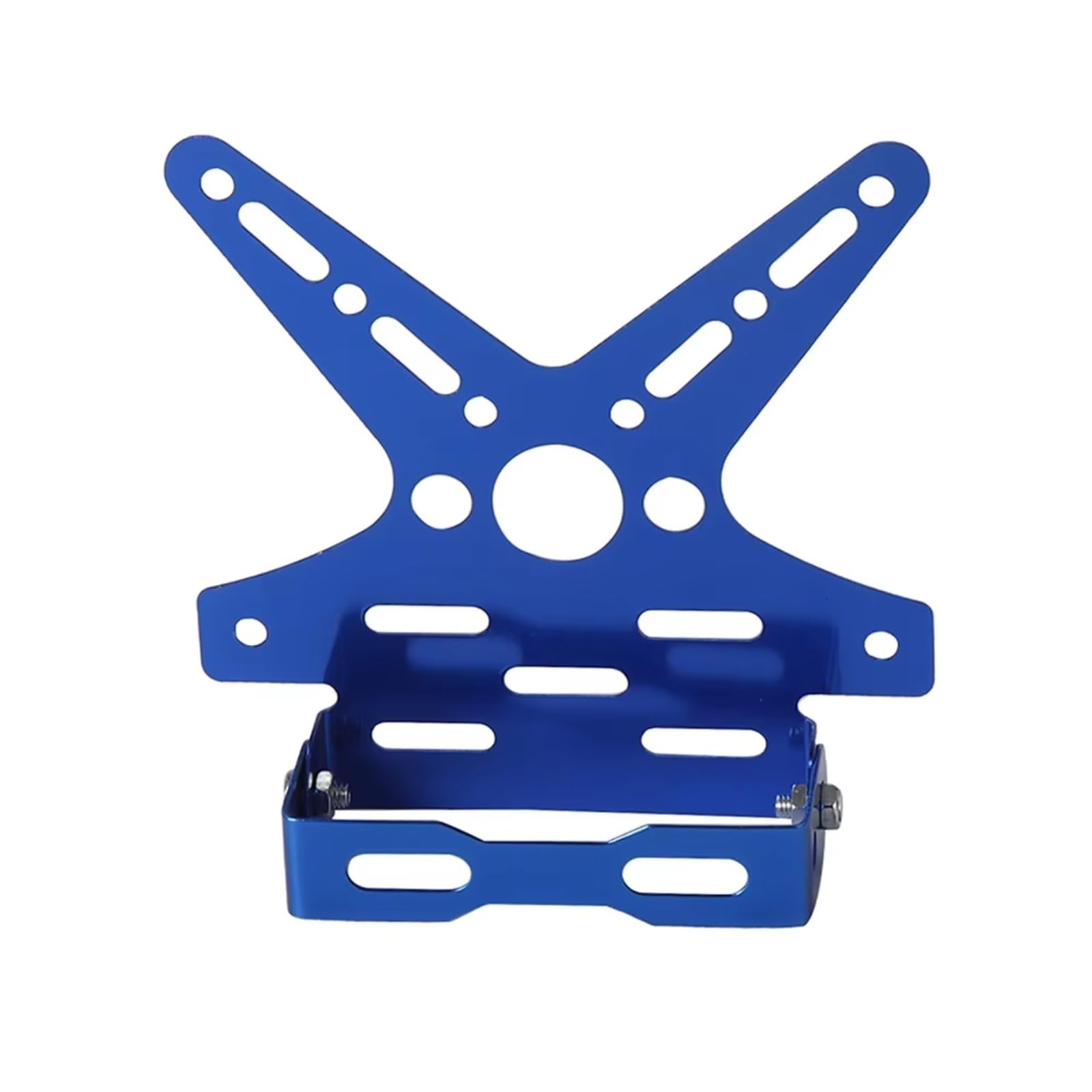 Universal Motorrad Hinten Nummernschild Rahmen Halterung Rack Roller Angepasst Nummernschild Halter Ersatz Und Upgrade Teile Motorrad-kennzeichenhalter(Blue) von GTVRFLOKI