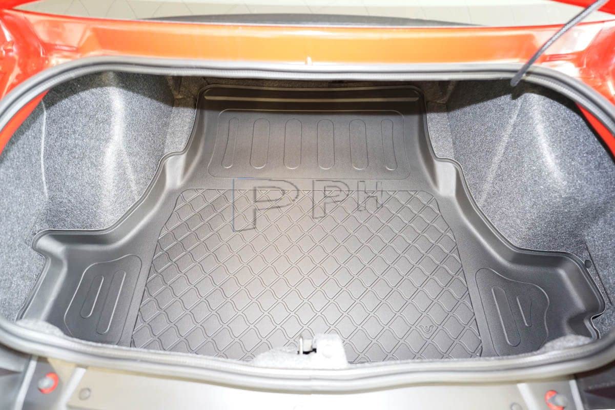 PPH Gummierte Laderaummatte Kofferraumwanne für Dodge Challenger III + Facelift 2014- ab 2008- von GUA