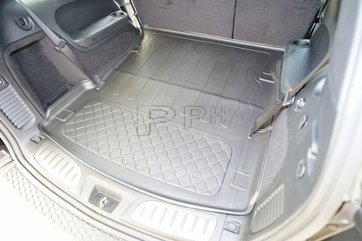 PPH Gummierte Laderaummatte Kofferraumwanne für Dodge Durango III + Facelift 2014, 2021 SUV/5 ab 2011- von GUA