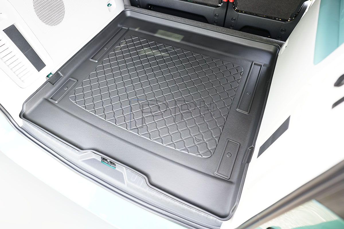PPH Gummierte Laderaummatte Kofferraumwanne für VW ID. Buzz (Electric) V/5 ab 2022- auch mit Multiflexboard von GUA