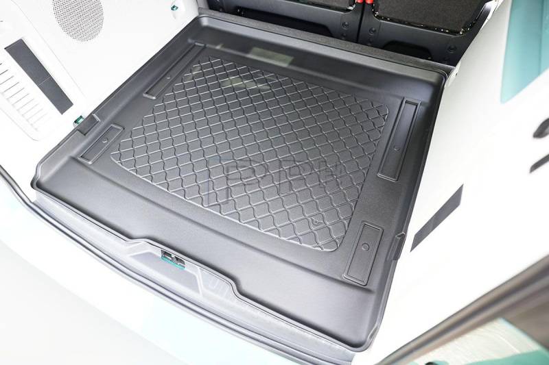 PPH Gummierte Laderaummatte Kofferraumwanne für VW ID. Buzz (Electric) V/5 ab 2022- auch mit Multiflexboard von GUA