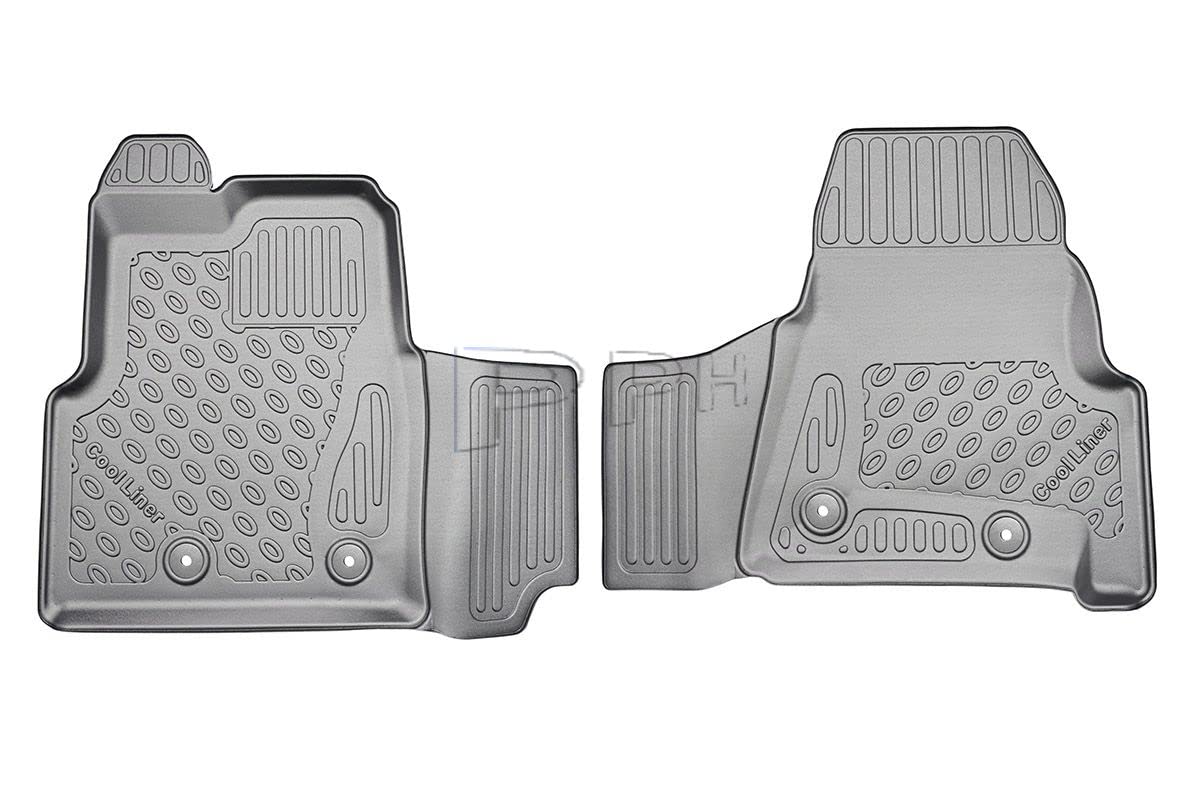 Premium Gummifußmatten Fussmatten Gummifußschalen für Ford Transit Custom Van/Cargo ab 2013- + Facelift 2018- mit Schaltgetriebe Premium Gummifußmatten Fussmatten Gummifußschalen für Ford Transit Custom Van/Cargo ab 2013- + Facelift 2018- mit Schaltgetriebe von GUA