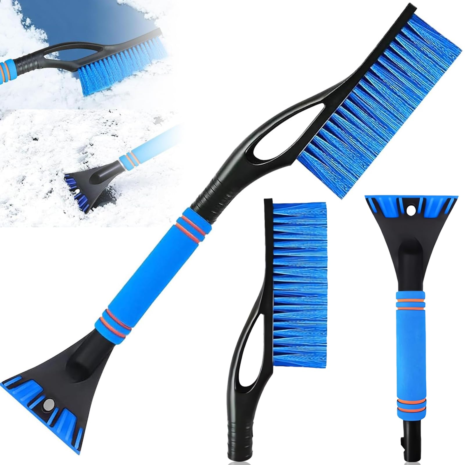 Eiskratzer Auto Mit Schneebesen,Schneebürste,2 In 1 Auto Eiskratzer,Ergonomischer Rutschfester Softgriff Abnehmbarer Eiskratzer Langlebiger Scheibenkratzer Auto Für Lkw Suv Windschutzscheibe (Blau) Eiskratzer Auto Mit Schneebesen,Schneebürste,2 In 1 Auto Eiskratzer,Ergonomischer Rutschfester Softgriff Abnehmbarer Eiskratzer Langlebiger Scheibenkratzer Auto Für Lkw Suv Windschutzscheibe (Blau) von GUIANLOU