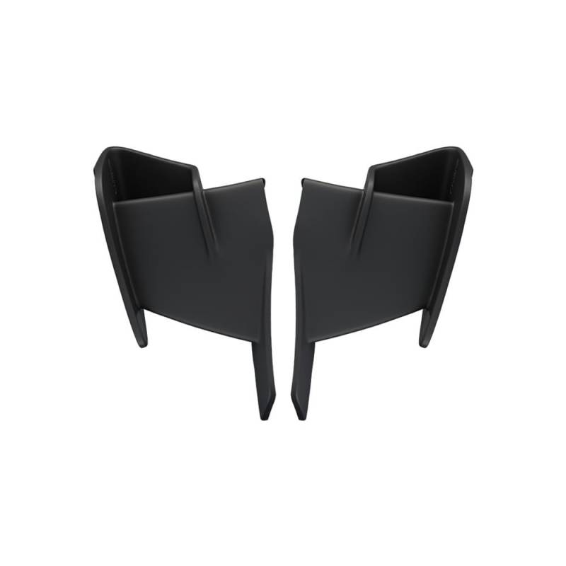 Fixed Winglet Für ZX-4R Für ZX4R Für ZX-4RR Für ZX4RR Für ZX-25R 2020-2024 Motorrad Fixed Wing Spoiler Vorne Aerodynamische Winglet Verkleidung Kit von GUICFRF