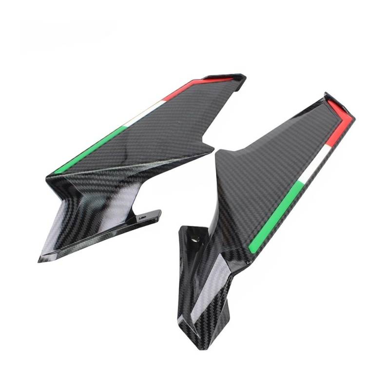 Fixed Winglet Motorrad Feste Wind Flügel Flow Front Verkleidung Seite Spoiler Winglets Für D&ucati Für ALLE Für Scrambler 1100 62 Cafe Racer Sport von GUICFRF