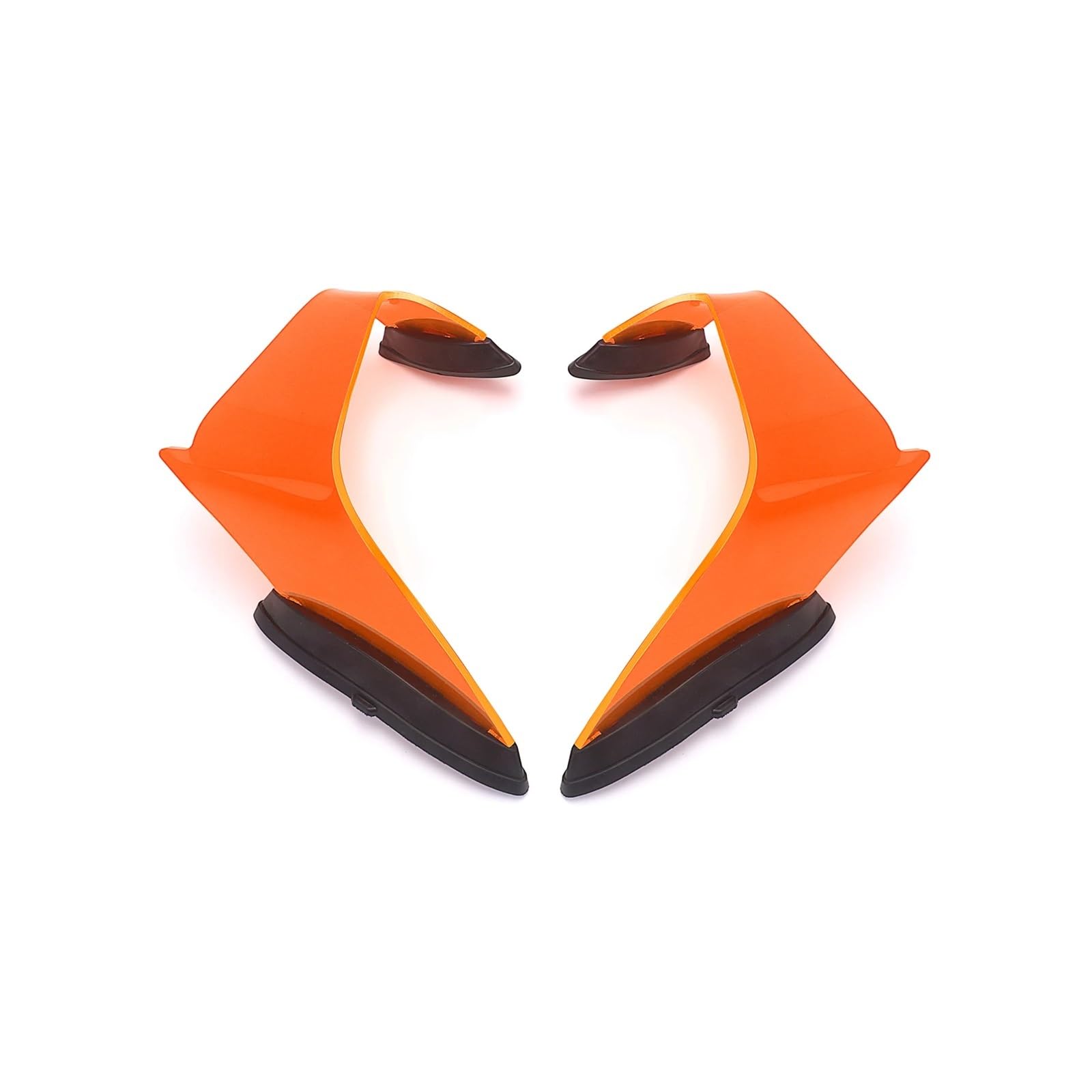 Fixed Winglet Motorrad Fester Wind Flügel Spoiler Für ZX10R Für ZX 10R Für ZX-10R 2021 2022 2023 2024 2025 Acryl Winglet Verkleidung von GUICFRF