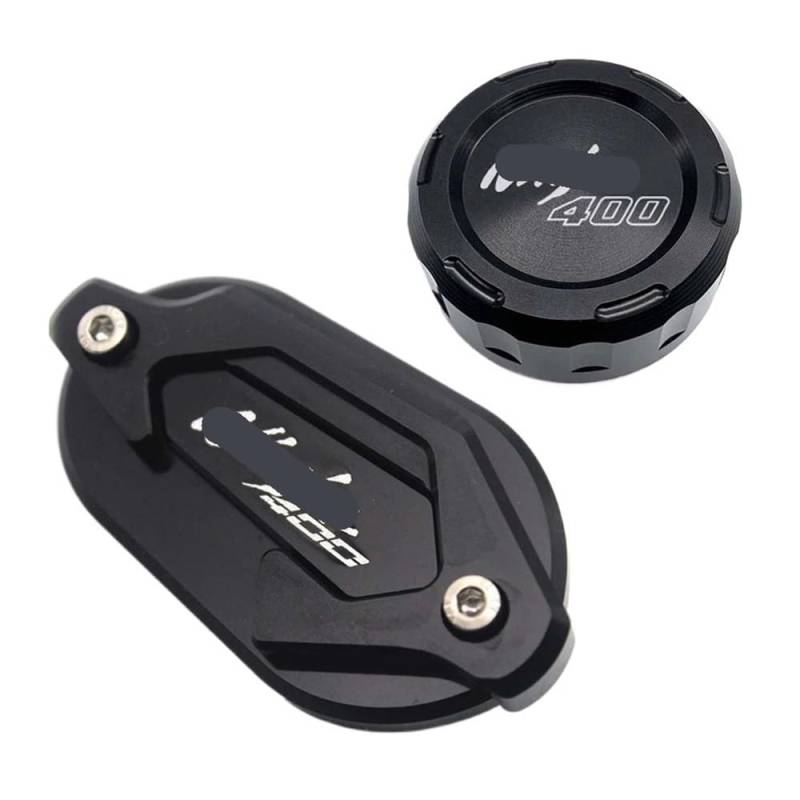 GUICFRF Fluid Cap Für N&inja400 2018 2019-2023 Motorrad Vorne Hinten Brem Sflüssig Keitszylinder Hauptbe Hälter Abdeckkappe Schutz Ölbecher Abdeckung von GUICFRF