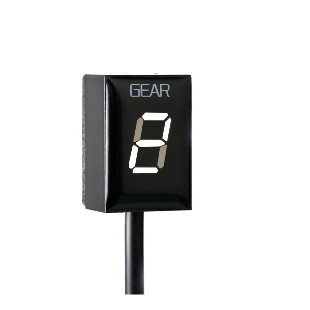 GUICFRF Ganganzeige Monitor Für CBF 500 2004 2005-2008 Für CBF 600 2004-2007 Motorradzubehör 1-6 Ganganzeige Anzeige Geschwindigkeitsmesser(White) von GUICFRF