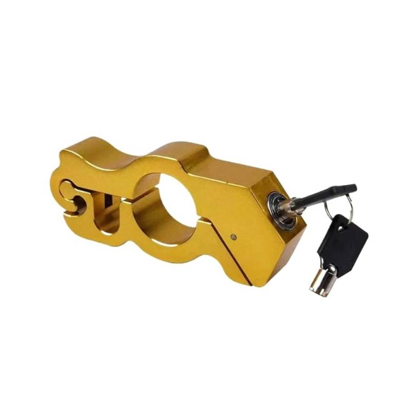 GUICFRF Kettenschloss ATV Dirt Street Bikes Motorrad Lenkerschloss Lenker Bremsgriff Solid Lock Schloss von GUICFRF