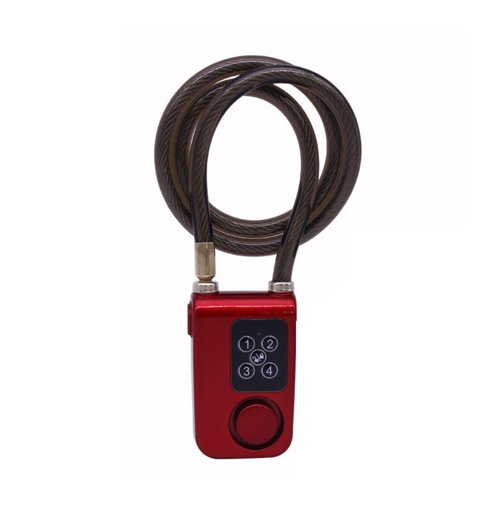 GUICFRF Kettenschloss Fahrrad Sicherheitsschloss Fernbedienung Vibrationsschloss Motorrad Code Kettenschloss GUICFRF Kettenschloss Fahrrad Sicherheitsschloss Fernbedienung Vibrationsschloss Motorrad Code Kettenschloss von GUICFRF