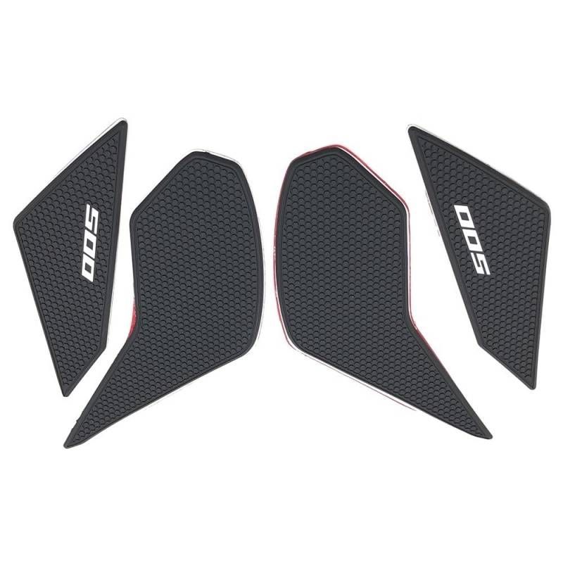 GUICFRF Traktionspolster Für CBR500R Für CB500F 2019 2020 2021 2022 2023 Motorrad Kraftstofftank Pads Traktion Pads Aufkleber Seite Protector Decals von GUICFRF