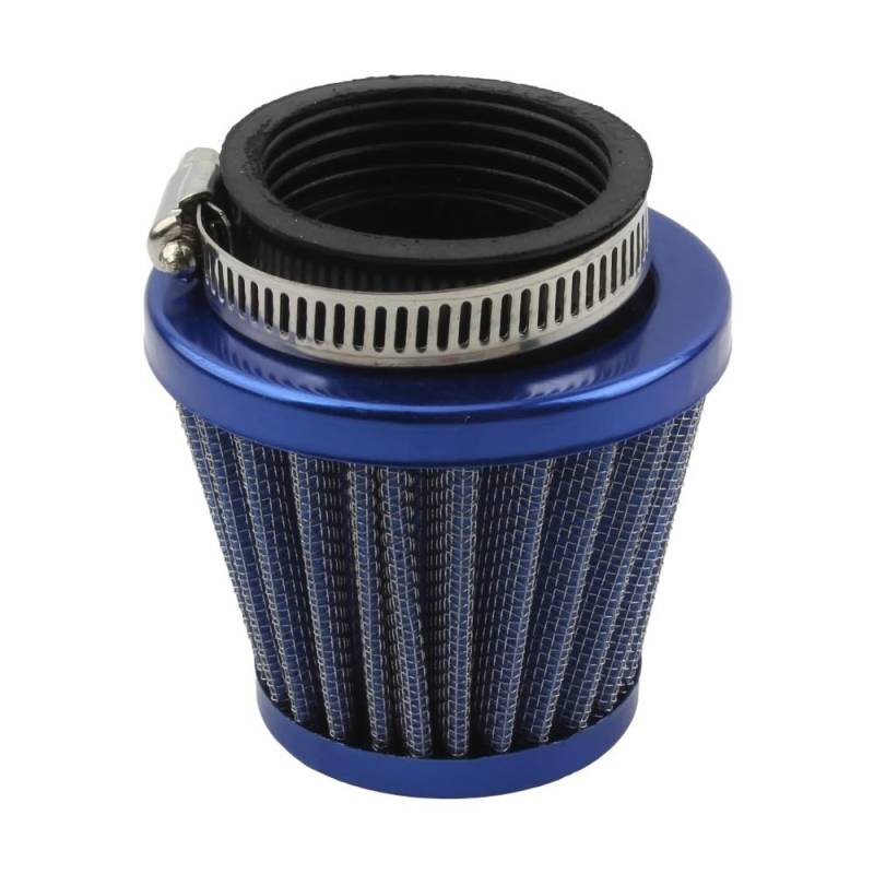 Luftfilterkasten Motorrad Universal Luftfilter 42mm 44mm Vergaser Lufteinlass Filter Reiniger Motocross Für ATV Bike(Blue 42mm) von GUICFRF