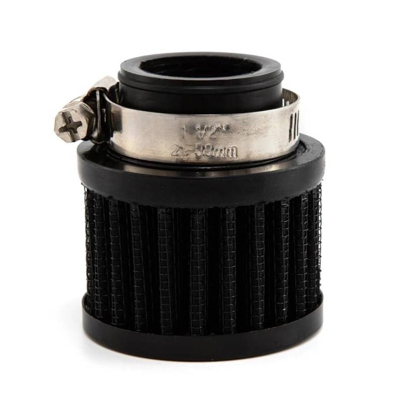 Luftfilterkasten Universal 25mm Auto-Luftfilter Für Motorrad-Lufteinlass Kurbelgehäuse-Entlüftungsabdeckung Entlüftungsfilter Motorradzubehör Ersatzteile(Black) von GUICFRF