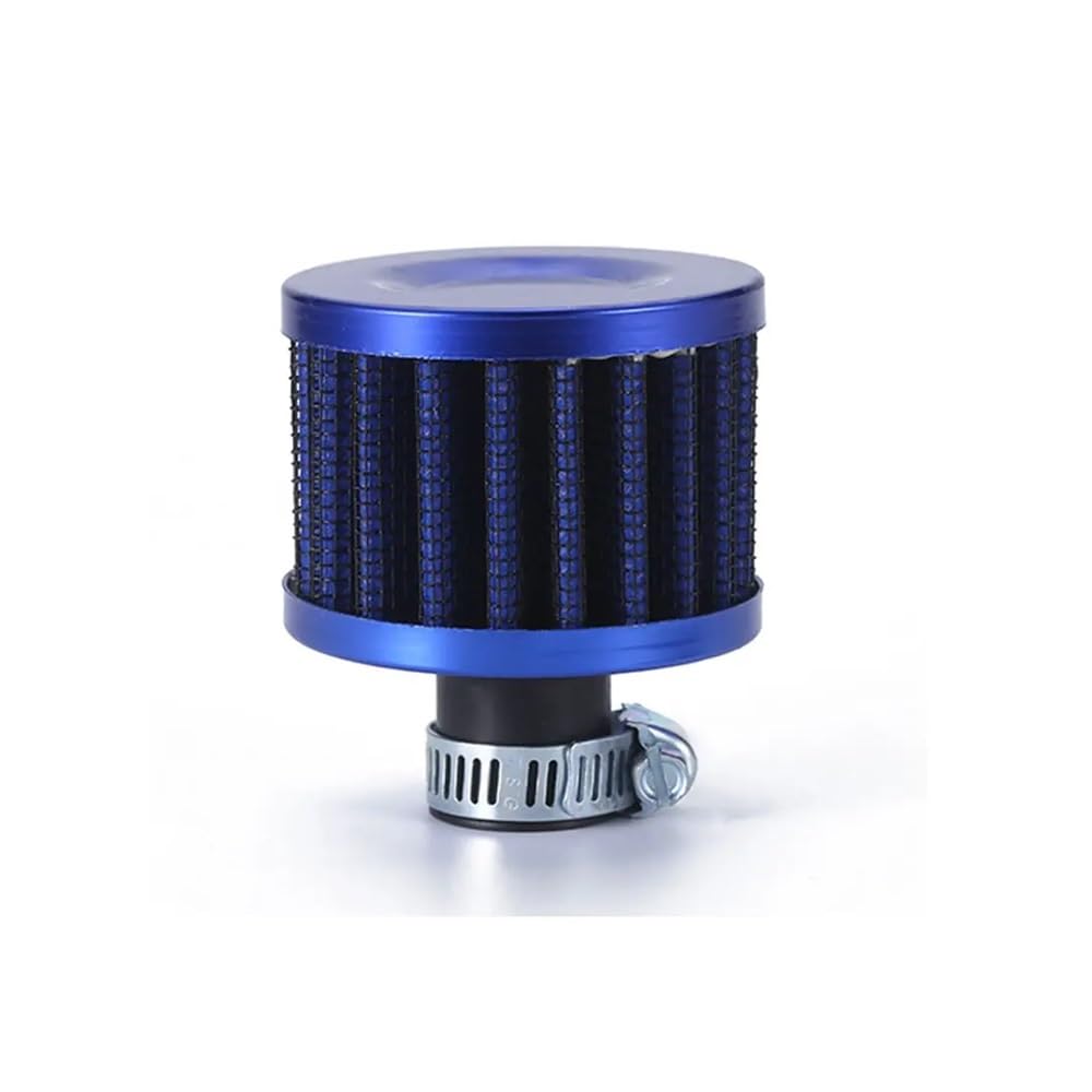 Luftfilterkasten Universal-Auto-Luftfilter 12mm 25mm Für Motorrad-Lufteinlass Kurbelgehäuse-Entlüftungsabdeckung Entlüftungsfilter Motorrad-Ersatzteile(12MM-BLUE) von GUICFRF