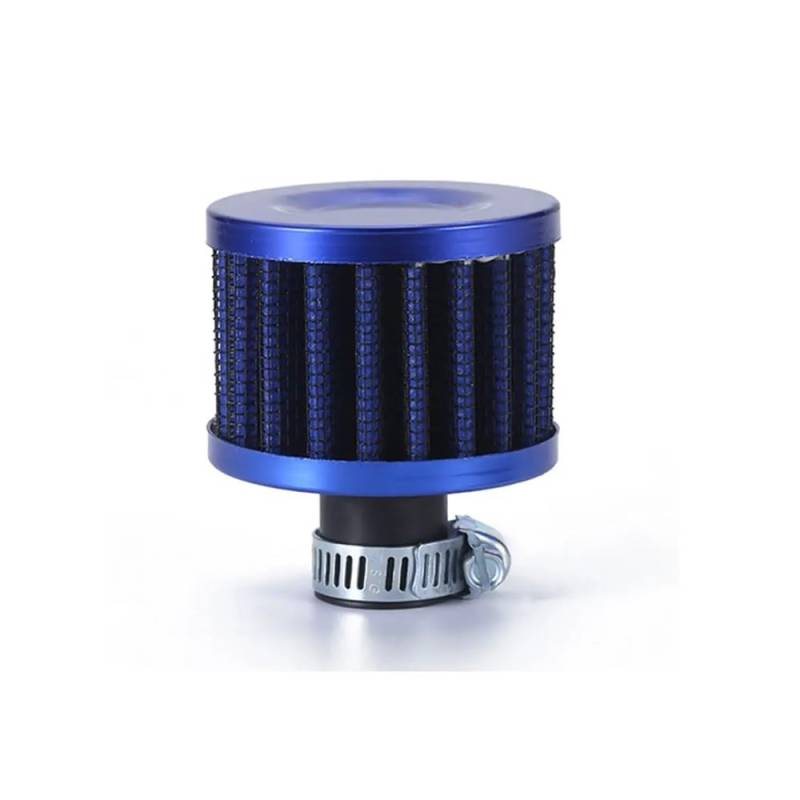 Luftfilterkasten Universal-Auto-Luftfilter 12mm 25mm Für Motorrad-Lufteinlass Kurbelgehäuse-Entlüftungsabdeckung Entlüftungsfilter Motorrad-Ersatzteile(12MM-BLUE) von GUICFRF