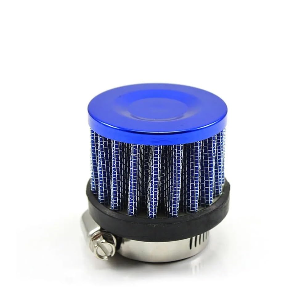 Luftfilterkasten Universal-Auto-Luftfilter 12mm 25mm Für Motorrad-Lufteinlass Kurbelgehäuse-Entlüftungsabdeckung Entlüftungsfilter Motorrad-Ersatzteile(25MM-BLUE) von GUICFRF