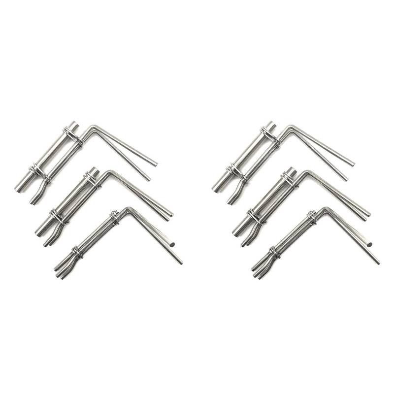 6 Stück Universal U-förmige Cup Hydraulikzylinder Kolbenstangendichtung Installationswerkzeug-Set Controller Boost Auto-Reparaturwerkzeuge von GUIJIALY