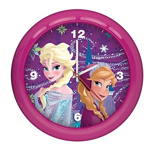 Wanduhr Die Eiskönigin Uhr violett von GUIZMAX