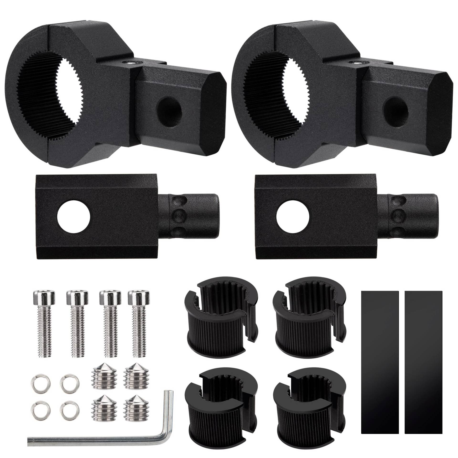 GUNGY Arbeitsleuchten Halterung Universal 19-32mm Light Bar Halterungs 360° Gedreht Eingestellt für Frontschutzbügel Geländewagen Auto LKW Motorrad Boot 2 Stück GUNGY Arbeitsleuchten Halterung Universal 19-32mm Light Bar Halterungs 360° Gedreht Eingestellt für Frontschutzbügel Geländewagen Auto LKW Motorrad Boot 2 Stück von GUNGY