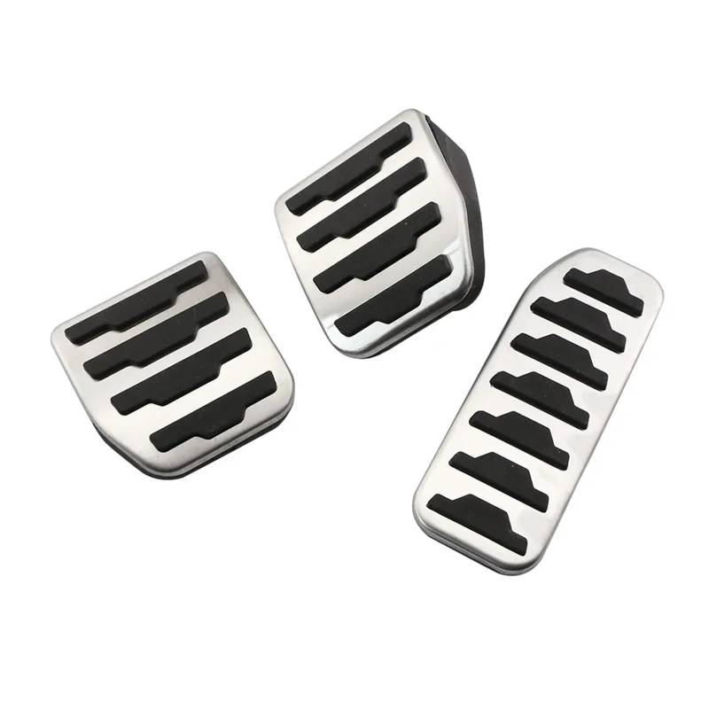 GUNIU Auto Pedale Fit for Land Rover Discovery Sport Fit for Range Rover Evoque Pedal Gas Kraftstoff Pedal Bremse Rest Fuß Pedale Abdeckung Teile(MT Without Rest) von GUNIU