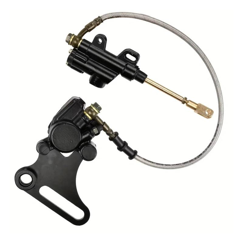 15MM Hydraulischer Scheibenbremssattel hinten mit Hauptbremszylinder und Bremsbelägen Bremssystem for 125cc -160cc PIT Bike Trail Bike Dirt von GUOFHUIO
