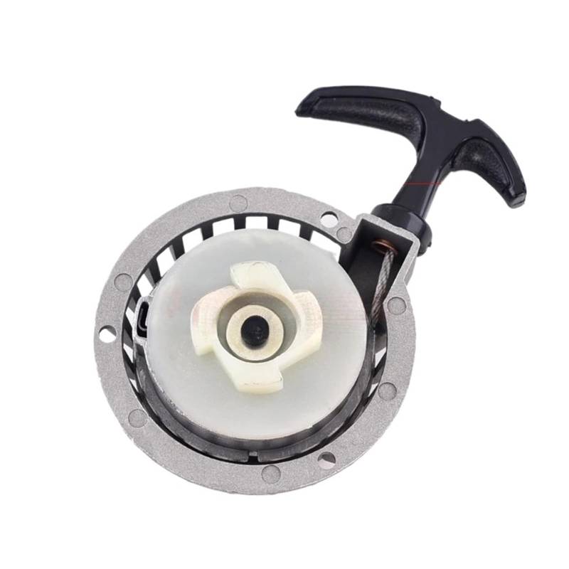 Aluminiumlegierung Seilzugstarter for 47cc 49cc 2 Stoke Mini Dirt Pocket Pit Bike Moto ATV Quad(C-Silver 98mm) von GUOFHUIO