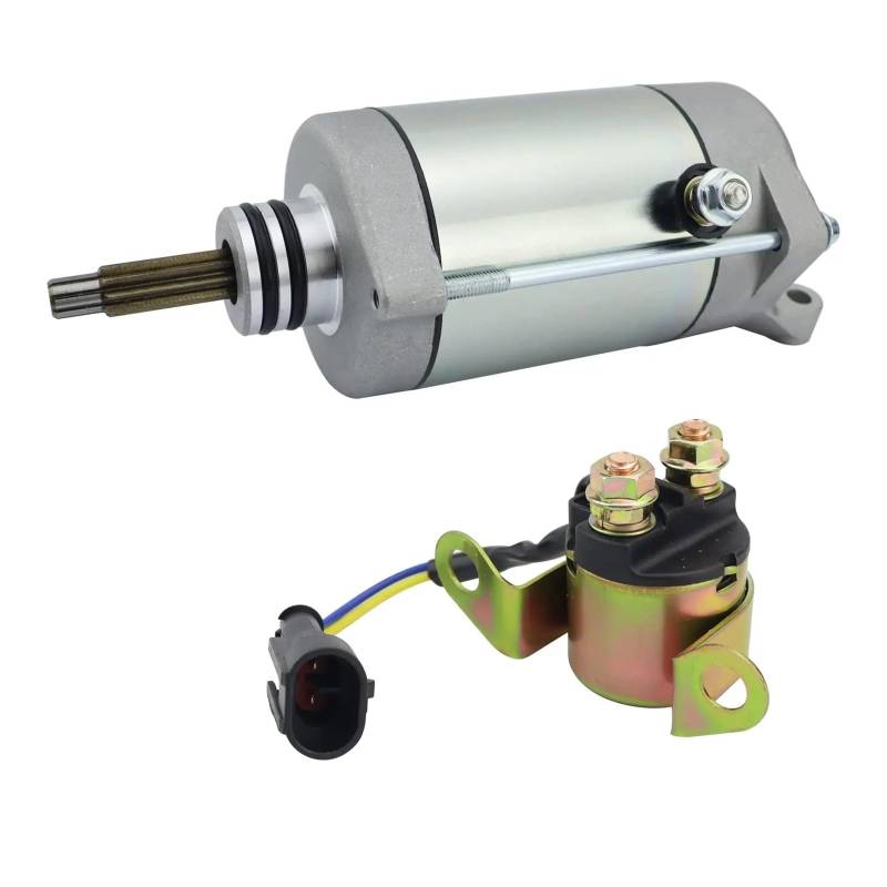 Anlasser und Relais for P-ola ACE 900 EPS 16–19, RZR 900 13–16, RZR XP1000 14–16, RZR XP 4, R-anger XP900 13–14, 4014037 4014548 von GUOFHUIO