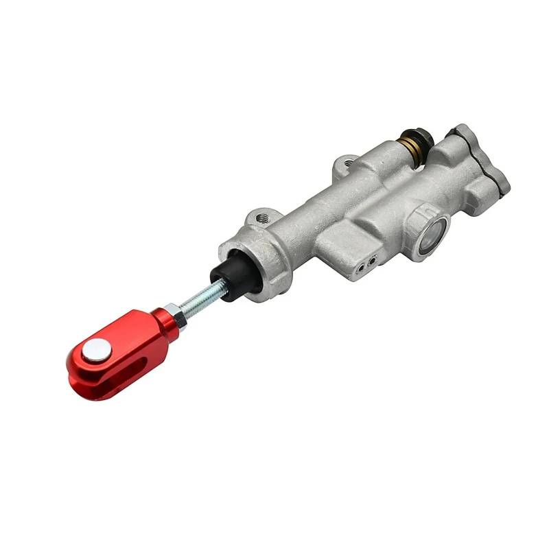 Hauptbremszylinder hinten for Motorrad for H-da CRF 250R 450R CR125R CR250R CRF250R CRF450R CRF250X CRF450X Ka T4 T6 K6(CNC Red) von GUOFHUIO