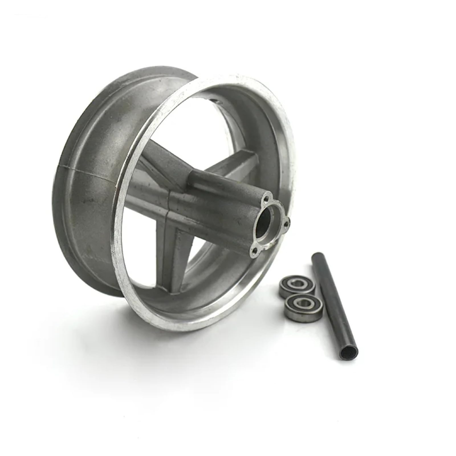 Hinterrad 90/65-6,5 Vorderradnabe 6,5 Zoll Alufelgen for 47cc 49cc Mini Dirt Bike E Scooter Mini Moto(Rear hub) von GUOFHUIO