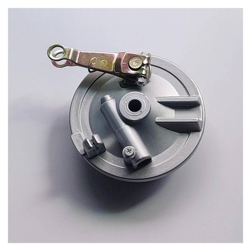 Motorrad-Radnaben-Trommelbremsplatte for H-aoj D-ay L-if S-ky CG125 XF125 ZJ125 Vordere/Hintere Abdeckung mit Bremsbacken(Front) von GUOFHUIO