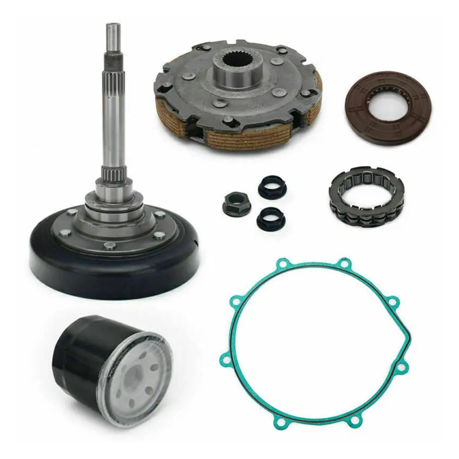OEM Nass Kupplung Pad Schuh Trommel Gehäuse Eine Möglichkeit Dichtung for H-ist 400cc HS400 ATV UTV M-assi von GUOFHUIO