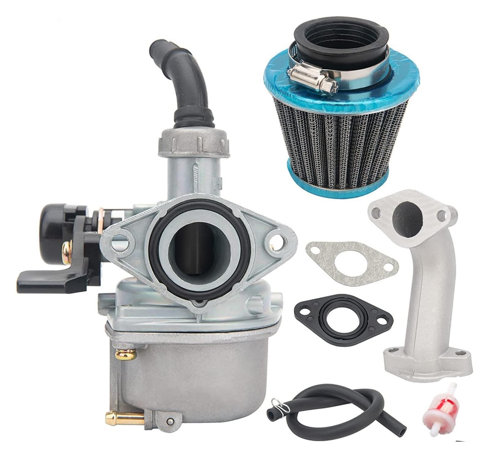 Vergaser PZ19 19mm Vergaser for 50 70 90 110 125cc ATV Quad 4 Wheeler Dirt Bike Motorrad Vergaser(Big suit) von GUOFHUIO