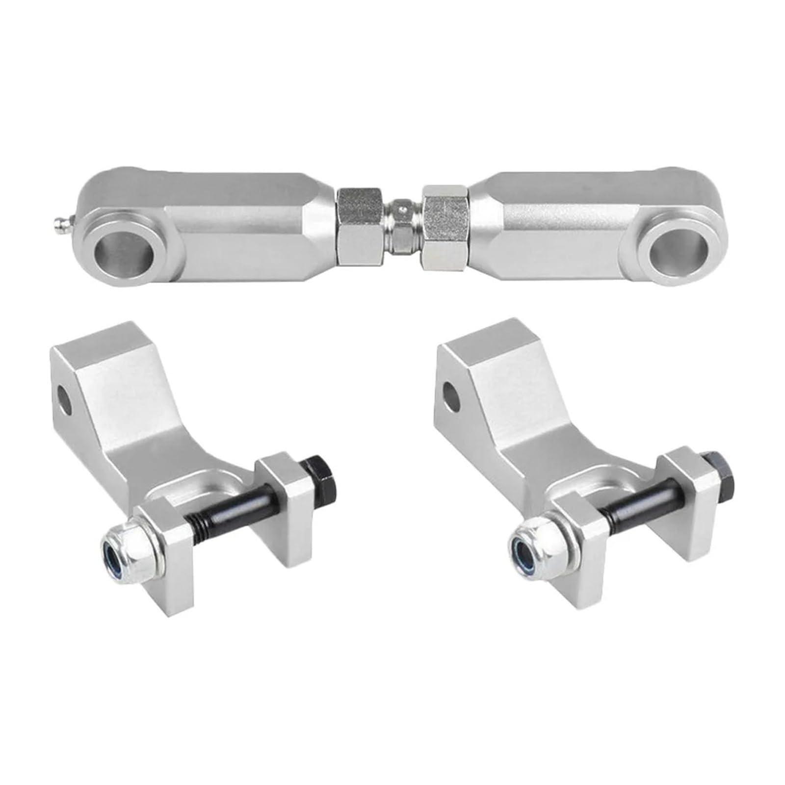 Vorne Hinten Tieferlegungssatz for Y-am R-apt 350 YFM350 660 660R YFM660R 700 700R YFM700 ATV(Silver) von GUOFHUIO
