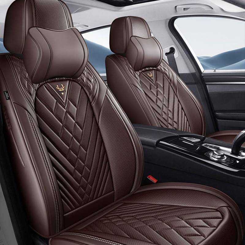 GUOPENG Auto Sitzbezüge für Toyota Corolla 5-Door Hatchback E210 2018-2025, Leder Autositzbezüge Schonbezüge Wasserdicht Sitzbezug Schonbezug Autositz Sitzschoner Zubehör von GUOPENG