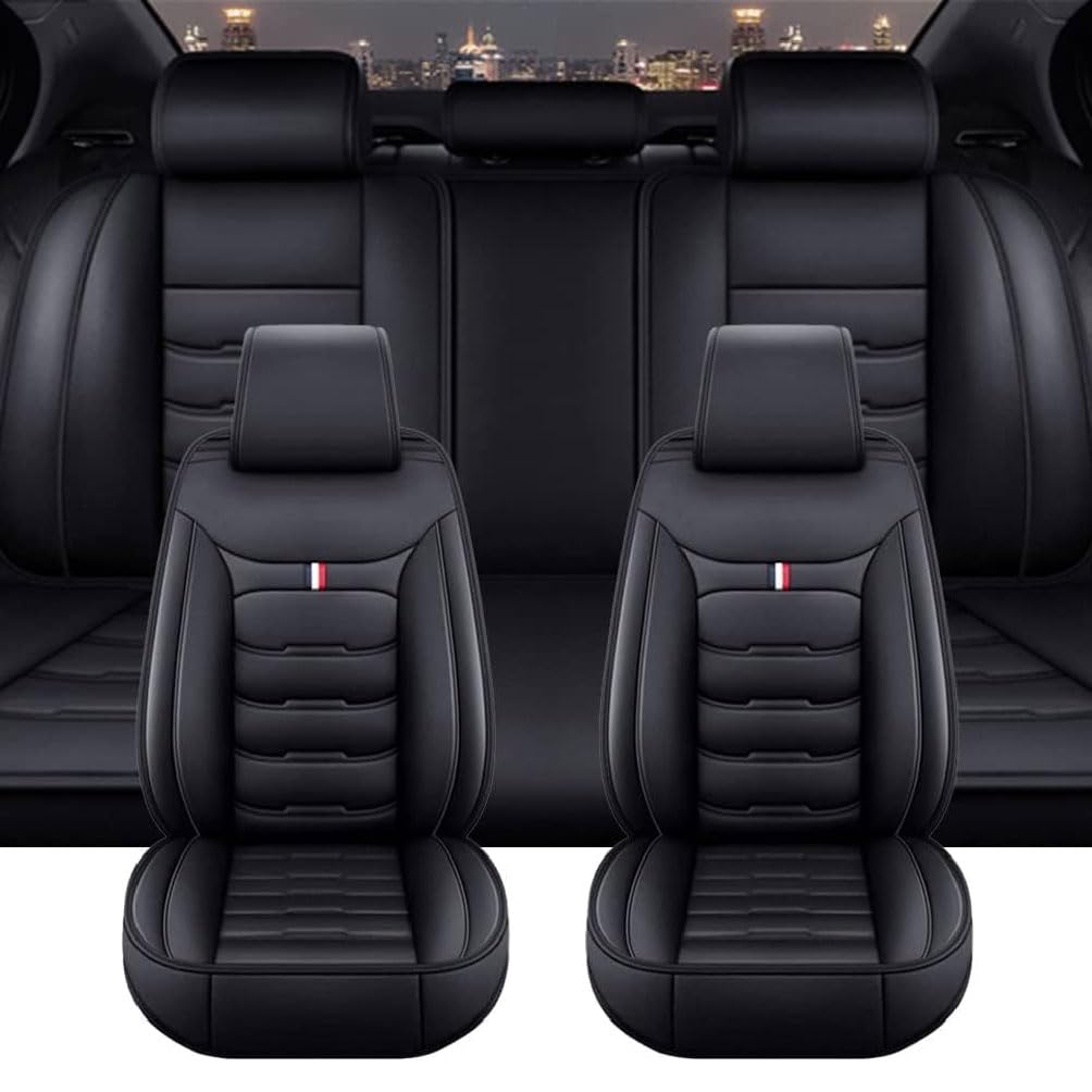 GUOQINGLH Auto Sitzbezüge Full Set für Dacia Jogger 2022 2023 2024 2025 2026, Autositzbezüge 5-Sitzer Leder Schonbezüge Wasserdicht Autositzbezug VerschleißFest,A/Black GUOQINGLH Auto Sitzbezüge Full Set für Dacia Jogger 2022 2023 2024 2025 2026, Autositzbezüge 5-Sitzer Leder Schonbezüge Wasserdicht Autositzbezug VerschleißFest,A/Black von GUOQINGLH