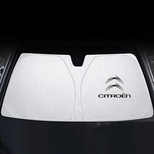 Sonnenschutz Auto Frontscheibe für Citroen e-Berlingo 2023-2025, Auto Windschutzscheibe Sonnenschirm Faltbarer Frontscheiben-Sonnenschutz UV-Schutz, Hitzeschutz Abdeckung für Innenraum Sonnenschutz Auto Frontscheibe für Citroen e-Berlingo 2023-2025, Auto Windschutzscheibe Sonnenschirm Faltbarer Frontscheiben-Sonnenschutz UV-Schutz, Hitzeschutz Abdeckung für Innenraum von GUTYE