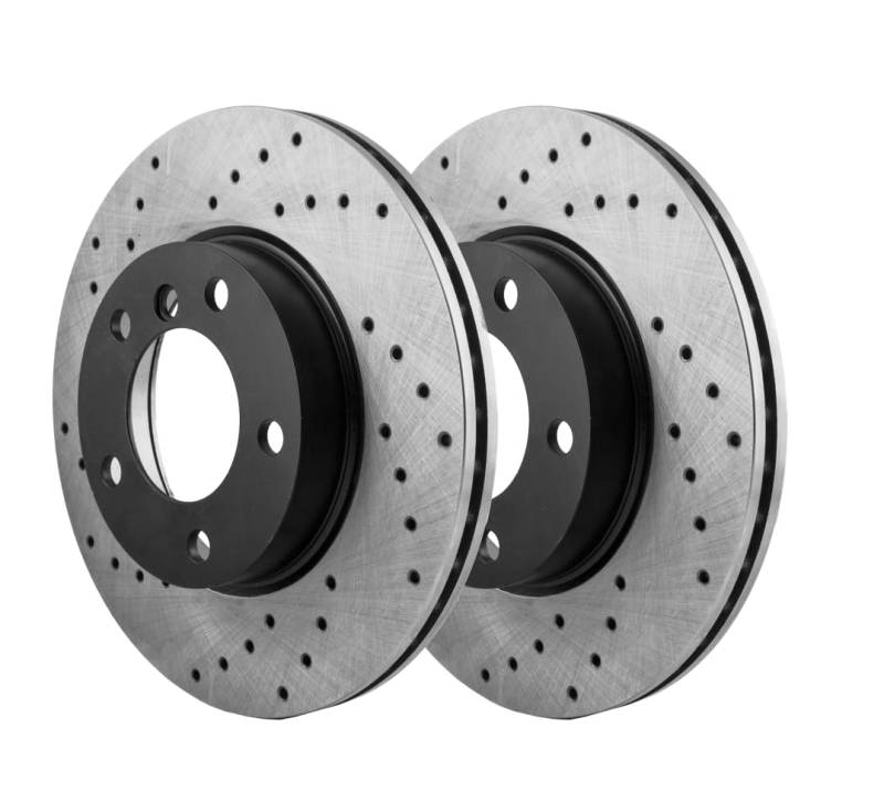 Bohren Sport Bremsscheiben 2-teiliges Set Kompatibel mit FORD TOURNEO CONNECT 2002 2003 2004 2005 2006 2007 2008 2009 2010 2011 2012 2013-0759GVR - Vorderachse - Belüftet - Lochanzahl 5-278x24 von GV-ZONE