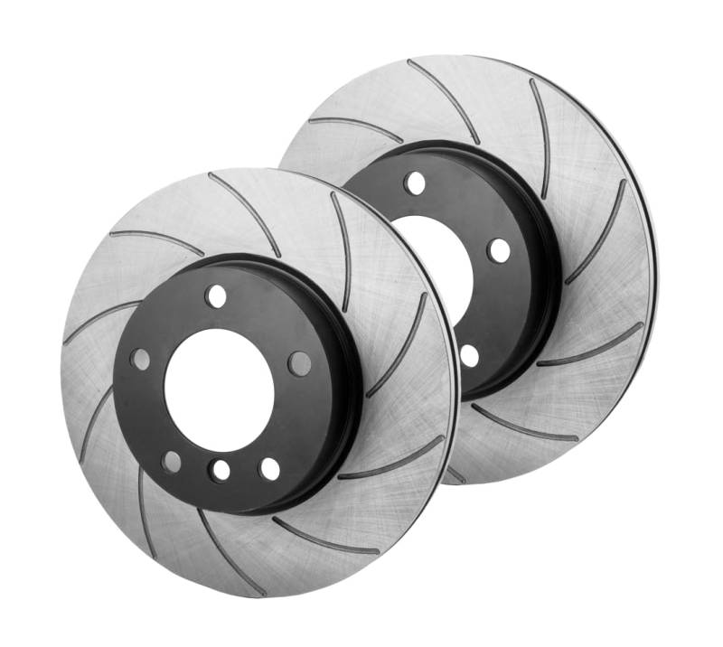 Fräsen Sport Bremsscheiben 2-teiliges Set Kompatibel mit SUBARU FORESTER SJ 2013-2130GVS - Vorderachse - Belüftet - Lochanzahl 5 - Außendurchmesser 293x24 von GV-ZONE